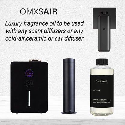 Hotel Santal Diffuser Oil 500ml – Luxury Home & Car Scents | Sandalwood, Papyrus, Cardamom & Santal Essential Oils Blend