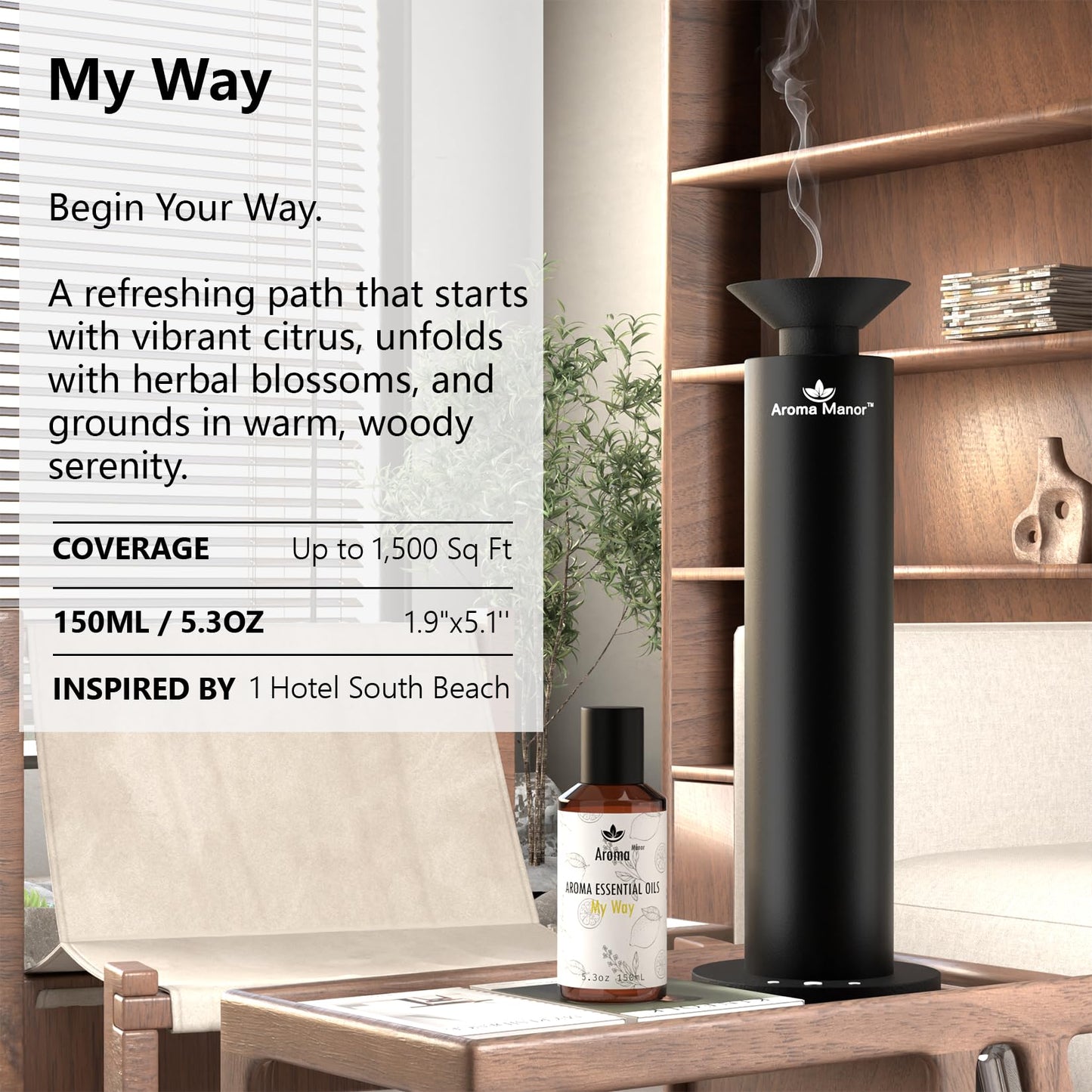 Hotel Scent Essential Oil - My Way (150ML) | Luxury Diffuser Oil