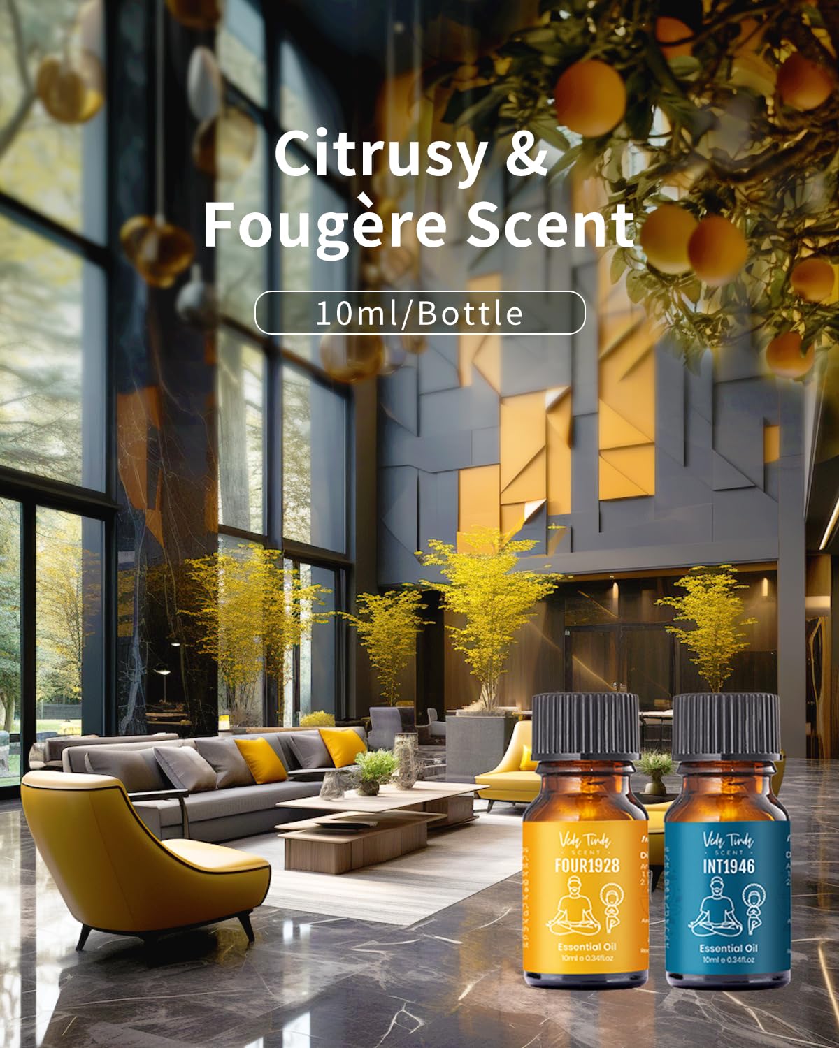Hotel Scent Essential Oils Set – 6 x 10 ml | VEDA TINDA SCENT Luxury Diffuser Oils