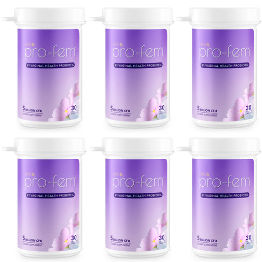 HPD Rx Pro-Fem Vaginal Health Probiotic (6-Pack) | pH Balance & UTI Support
