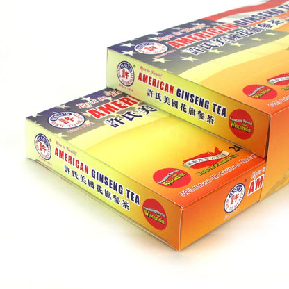 Hsu's American Ginseng Tea Bags – 40-Count Box (Wisconsin-Grown) SKU 1038