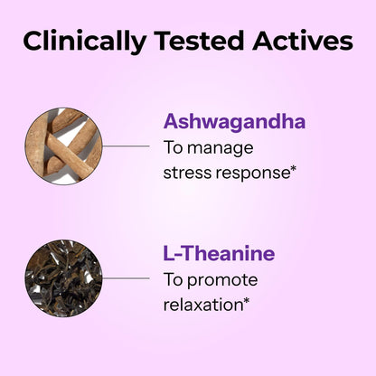 HUM Calm Ashwagandha Gummies with L-Theanine – Relaxation & Clarity (60 Gummies)