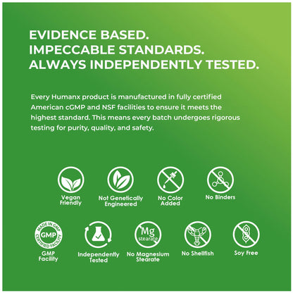 HUMANX Spermidine+ (USA Third Party Tested) – Spermidine-Rich Wheat Germ Extract + Zinc for Healthy Aging