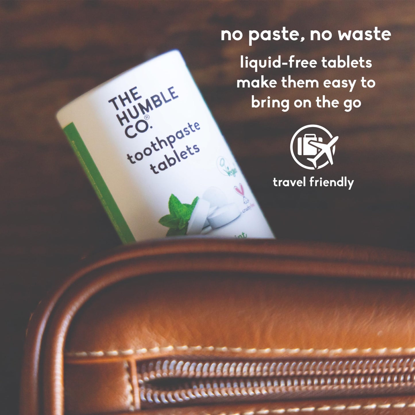 The Humble Co Chewable Toothpaste Tablets with Fluoride – Mint (180 ct)