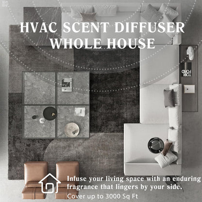 Hotel Scent Diffuser with Power Cold Air Technology — 3,000 sq ft Coverage (Black)