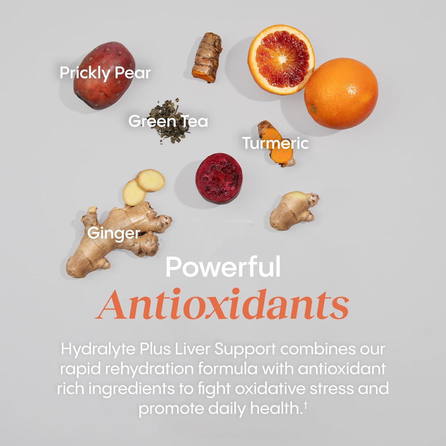 Hydralyte Liver Support + Electrolyte Mix – Milk Thistle, Turmeric & Ginger (Peach Passion Ginger, 20 Packets)