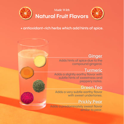 Hydralyte Liver Support + Electrolyte Mix – Milk Thistle, Turmeric & Ginger (Blood Orange Ginger, 40 Serves)