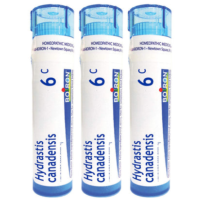 Boiron Hydrastis Canadensis 6C Postnasal Drip Homeopathic Medicine – Pack of 3 (240 Pellets)