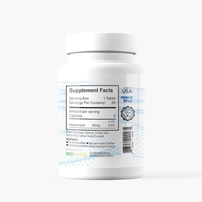 HydroTab Molecular Hydrogen H2 Dietary Supplement – NON-GMO, Gluten Free, Soy Free (60 Tablets)