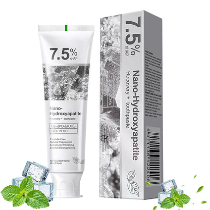 7.5% Hydroxyapatite Toothpaste - Sensitive Teeth, Fluoride-Free 120g