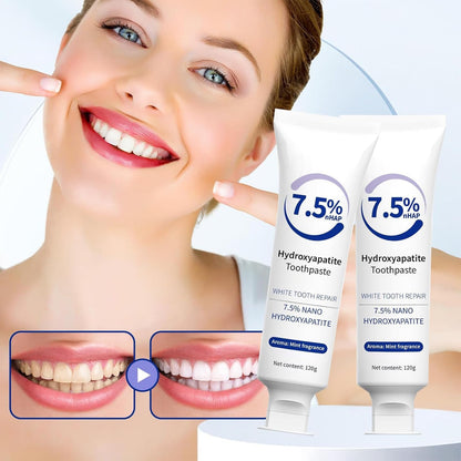 7.5% Hydroxyapatite Toothpaste – Enamel Protection & Tooth Strengthening (Fluoride-Free, Gentle for Sensitive Teeth)