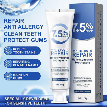 Hydroxyapatite Toothpaste - Fluoride-Free Enamel Protection for Sensitive Teeth | 4.23oz