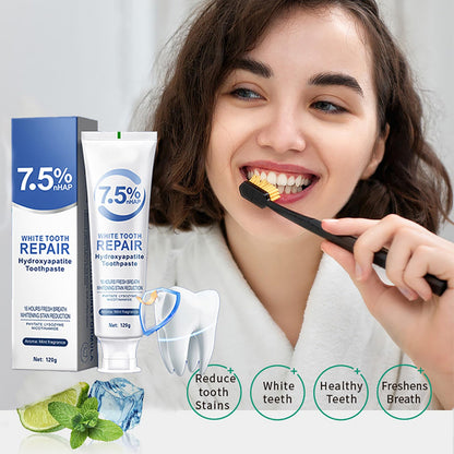 Hydroxyapatite Toothpaste 7.5% nHAP – Mint, 16h Fresh Breath, Enamel Protection