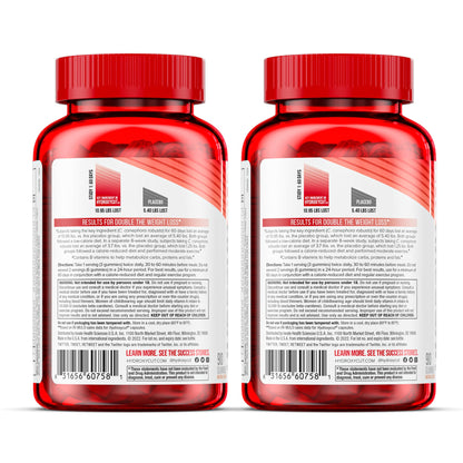 Hydroxycut Gummies (Pack of 2) – 99% Caffeine Free – Metabolize Carbs, Proteins & Fats – 15 Vitamins & Minerals – For Women & Men