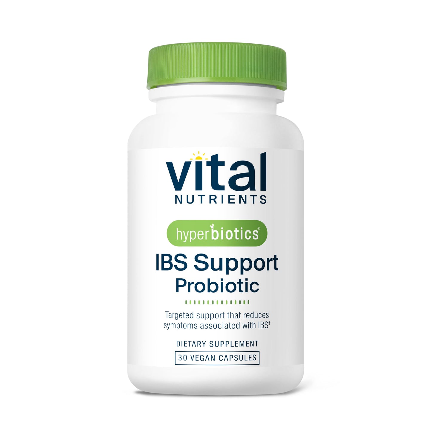 Hyperbiotics Vital Nutrients IBS Probiotic – Clinically Studied Vegan IBS Relief | 30 Capsules
