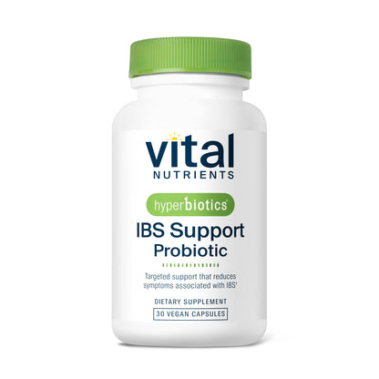 Hyperbiotics Vital Nutrients IBS Probiotic – Clinically Studied Vegan IBS Relief | 30 Capsules