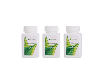 Crackaging Cycloastragenol 98% Immune Support – Telomerase/Telomere Anti-Aging (10 mg/cap, 60 caps × 3 bottles)