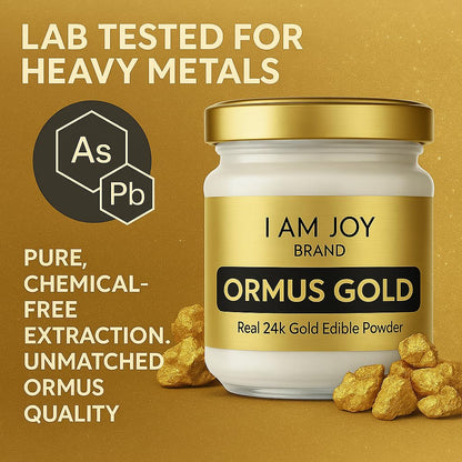 I Am Joy Co. Pure Ormus White Gold Powder Monoatomic M-State 24k 99.99% - 22g