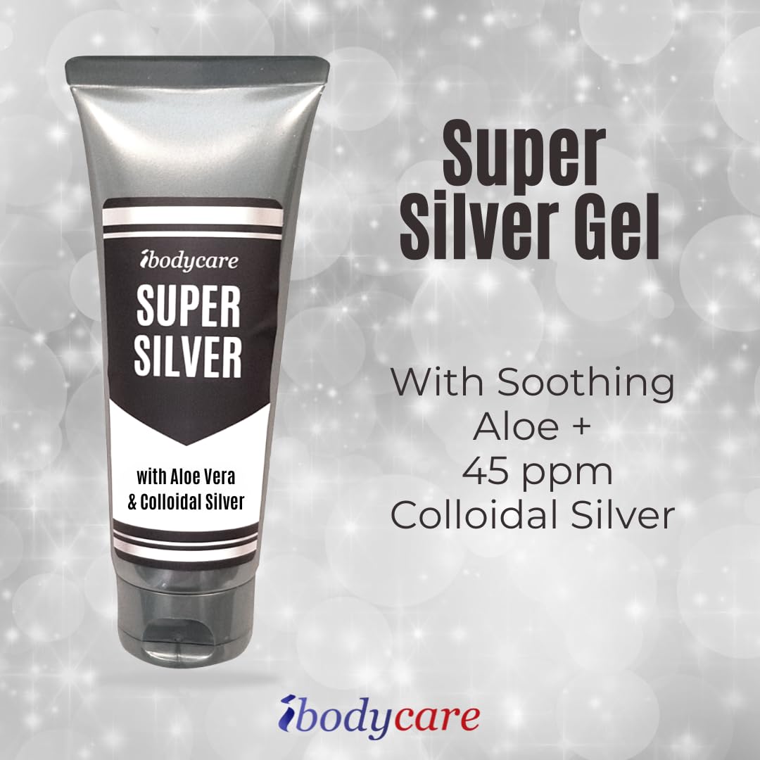 ibodycare Super Silver Colloidal Gel 45 PPM – Skin Comfort (4 oz)