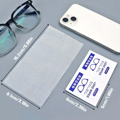 Icepac Lens Wipes - 220 Pre-Moistened Wipes for Glasses & Screens