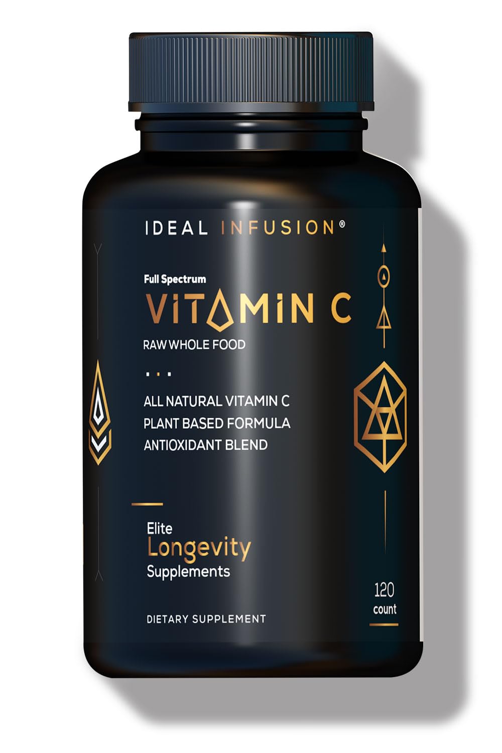Ideal Infusion Whole Food Vitamin C Complex - 675mg Organic Plant-Based