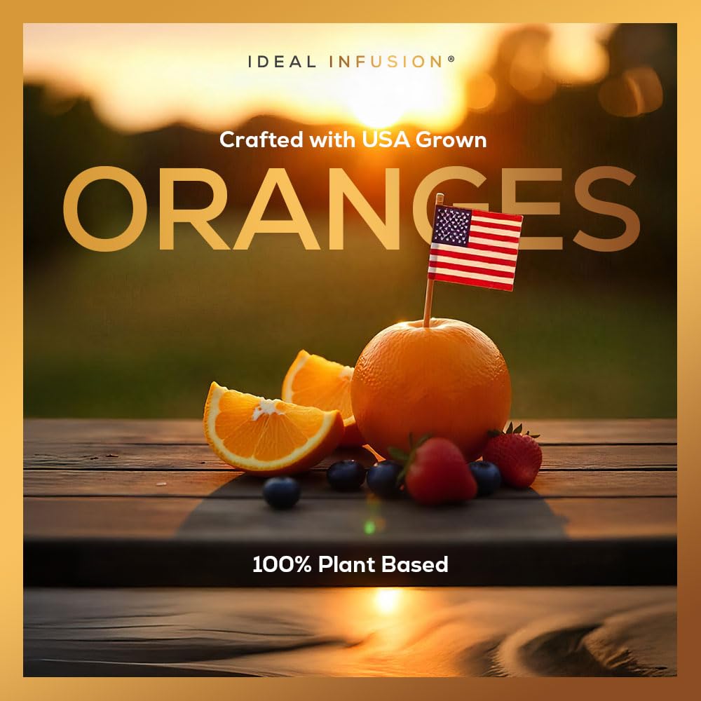 Ideal Infusion Whole Food Vitamin C Complex - 675mg Organic Plant-Based