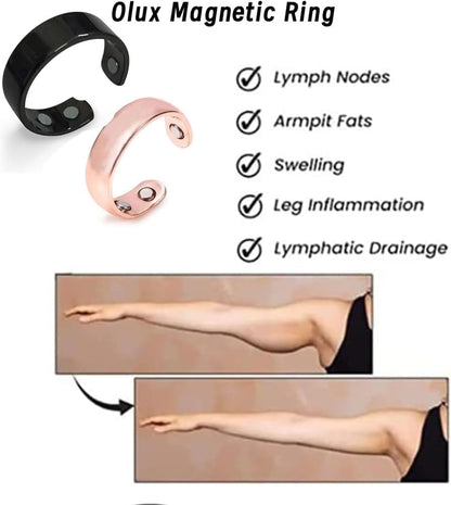 IENRGJ Magnetic Rings for Women – Migraine, Anti-Snore, Lymphatic Therapy (3-Pack)