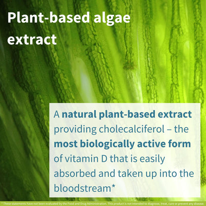 Igennus Vegan Vitamin D3 1000IU | 365 Tablets | Plant-Based Algae Cholecalciferol