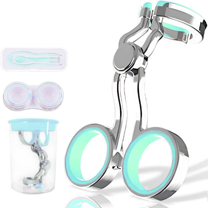 iGeyzoe Contact Lens Wearing Aids – Portable Eyelid Stretcher, Insert/Remove Tool (Green)