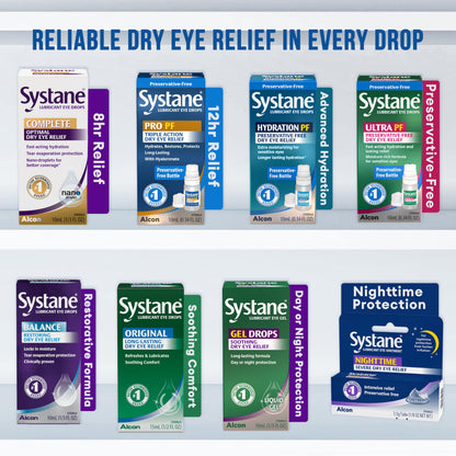 Systane Complete Lubricant Eye Drops 10 ml | Fast Hydration & Dry Eye Relief