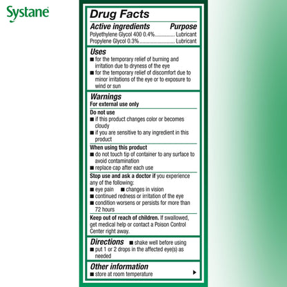 Systane Ultra Lubricant Eye Drops 10 ml — Extended Moisture & Dry Eye Relief
