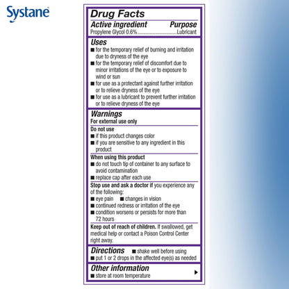 Systane Complete Lubricant Eye Drops 10 ml | Fast Hydration & Dry Eye Relief