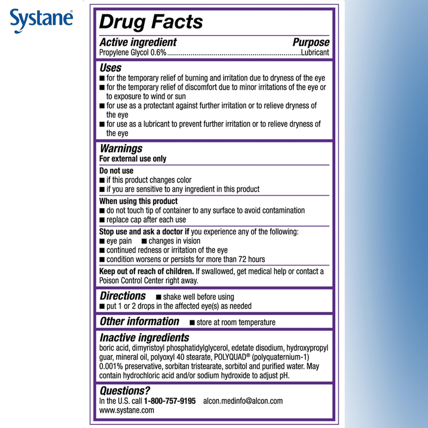 Systane Complete Lubricant Eye Drops Twin Pack — Fast Hydration & Long-Lasting Relief