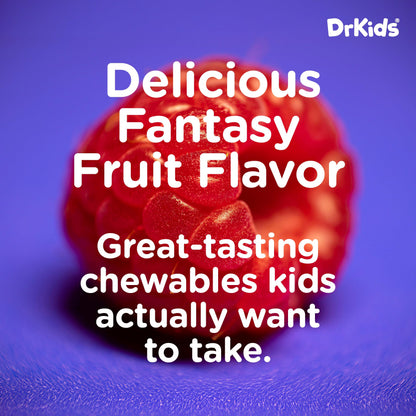 Dr. Kids Children's Allergy Relief Chewables Gels – Fantasy Fruit Flavor, 20 Count