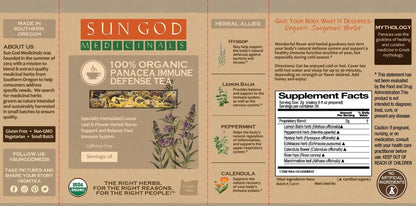 Organic IMMUNE DEFENSE Herbal Tea with 10 FREE Tea Bags