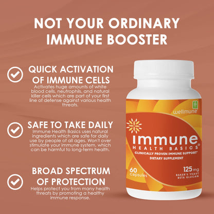 Immune Health Basics Ultra Strength Immunity - Beta Glucan 125 mg