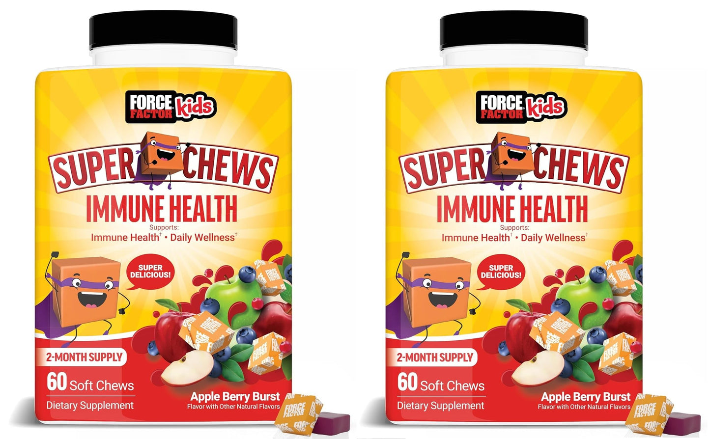 Immune Health Super Chews for Kids | Vitamin C, D, Zinc & Elderberry