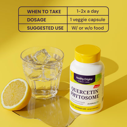 Healthy Origins Quercetin Phytosome 500 mg – Immune & Respiratory Support