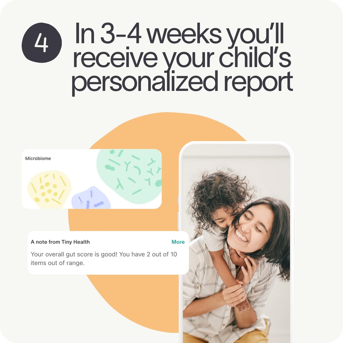 Tiny Health Child Gut Health Test Kit - At-Home, Mess-Free, 3-4 Week Results