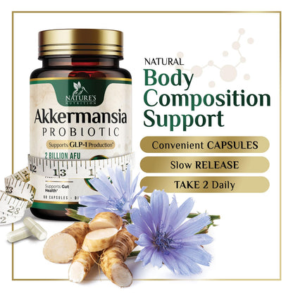 Akkermansia Probiotic 2B AFU | GLP-1 Support - 60 Capsules