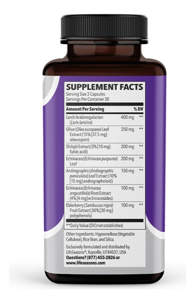 LifeSeasons Immuni-T Immune Support Supplement - 90 Capsules