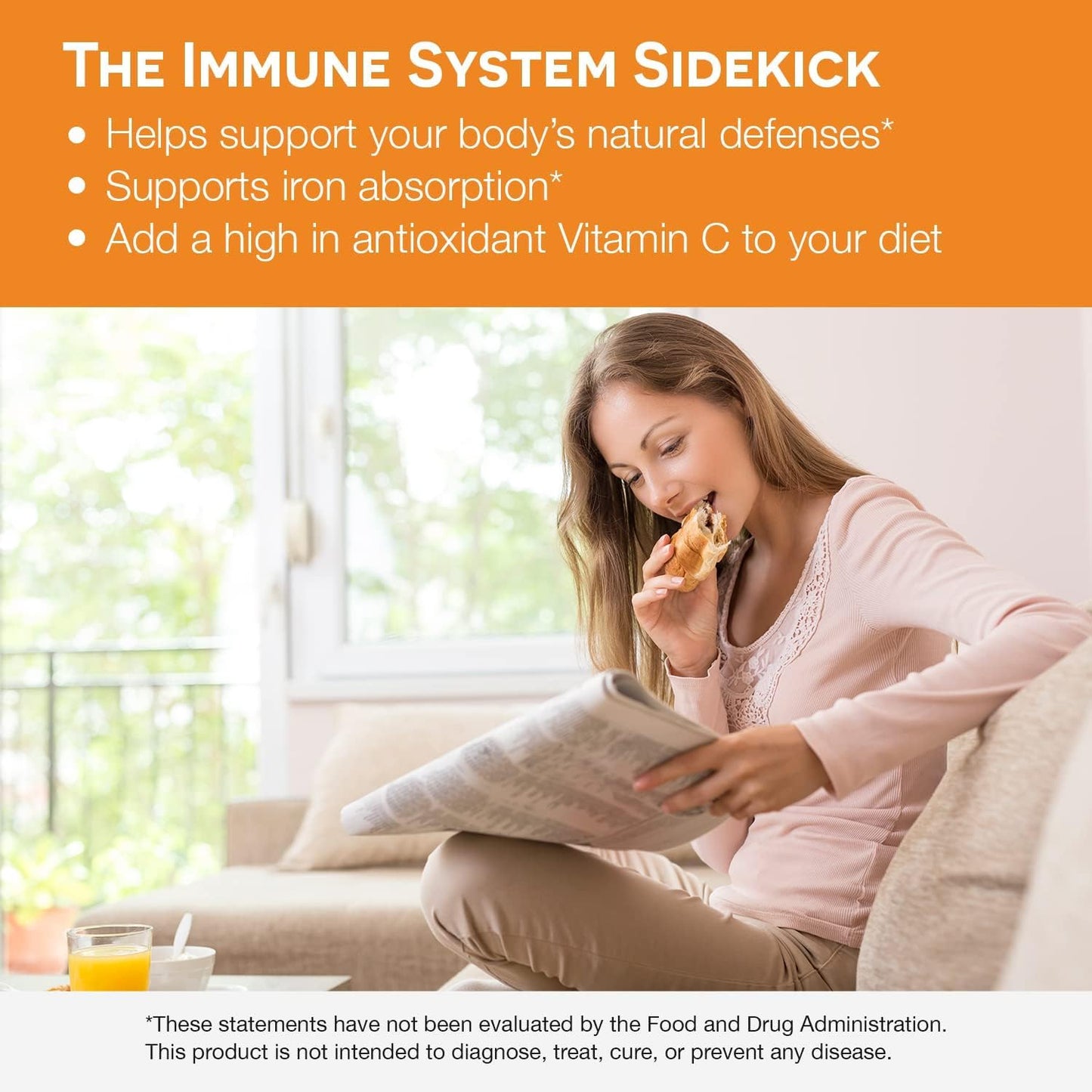 EZ Melts Dissolvable Vitamin C 500 mg – Sugar-Free, 2 Pack