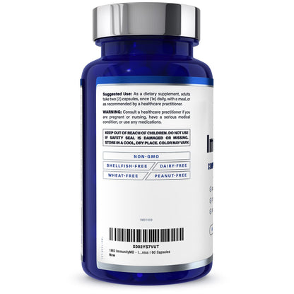 ImmunityMD Probiotic – Immune Support with Zinc & Prebiotic | 60 Capsules | 1MD Nutrition