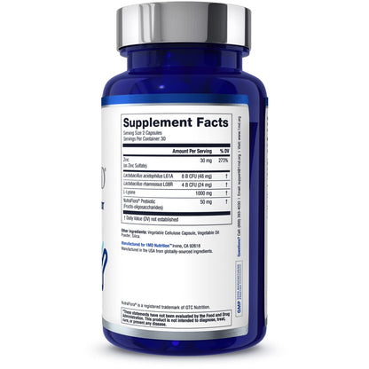 ImmunityMD Probiotic – Immune Support with Zinc & Prebiotic | 60 Capsules | 1MD Nutrition