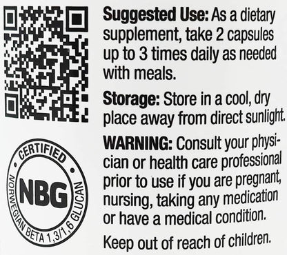 Suppport for Immunity | Immutol with Norwegian Beta-1,3/1,6-Glucan (NBG)