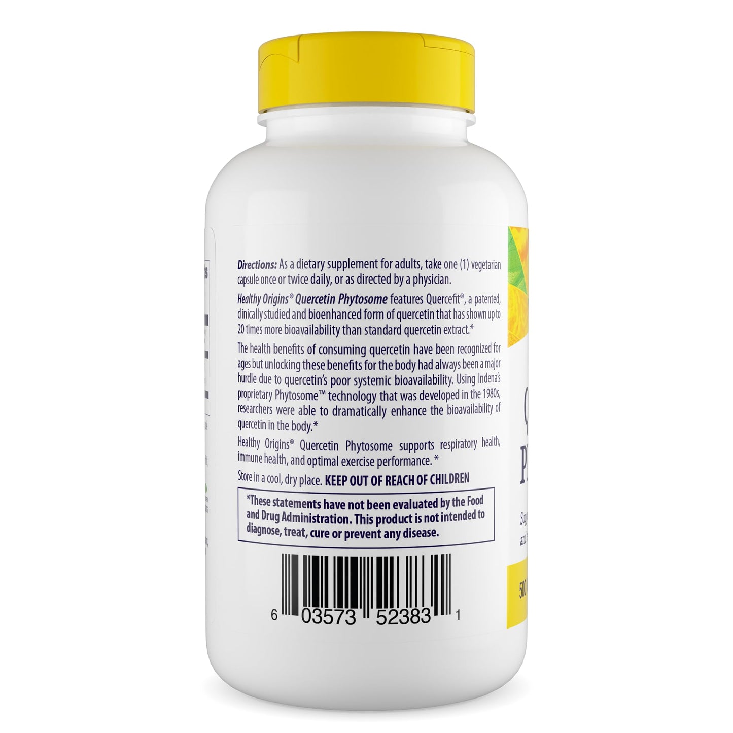 Healthy Origins Quercetin Phytosome 500 mg – Immune & Respiratory Support