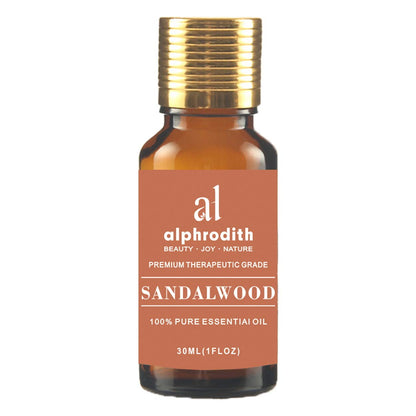Indian Sandalwood Essential Oil – 100% Pure & Undiluted, 30ml for Diffuser, Skin Care & Aromatherapy