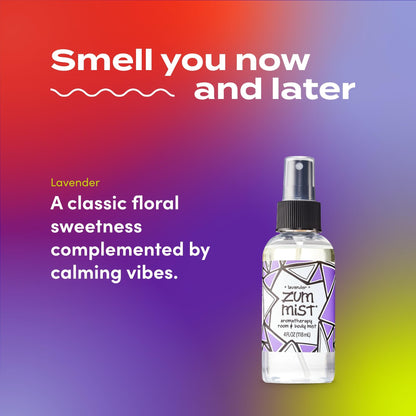 Indigo Wild Zum Mist Lavender Room & Body Spray – 4 oz, 2-Pack | Aromatherapy Essential Oil Spray