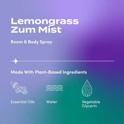 Indigo Wild Zum Mist Lemongrass Room & Body Spray - 4 fl oz