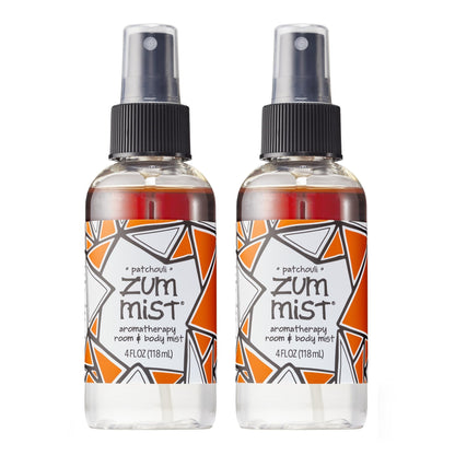Indigo Wild Zum Mist Patchouli Room & Body Spray – 4 oz 2-pack